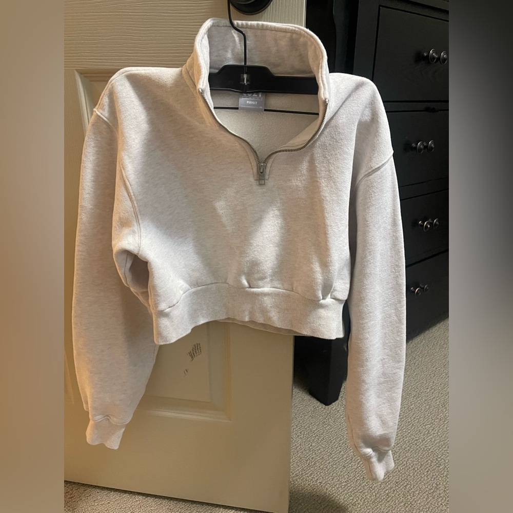 Aritzia TNA Cozy Half-Zip Sweatshirt